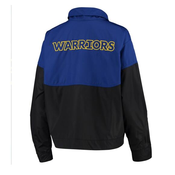 NEW Womens Nike Golden State Warriors Jacket XL Blue Royal Courtside Full-Zip - Picture 2 of 12